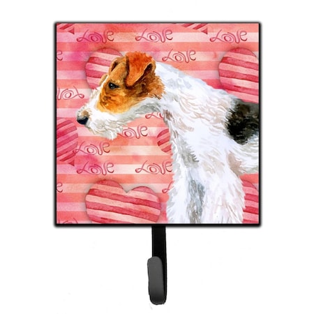 Jensendistributionservices Fox Terrier Love Leash or Key Holder MI1656632